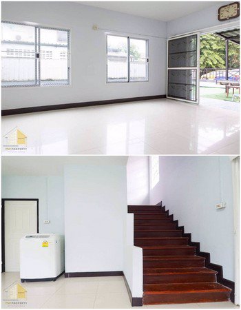 ขายบ้านแฝด-2-ชั้น-โครงการหมู่บ้านพฤกษา-8-ศาลายา-ติดถนนเมนอยู่อาศัยดี-ค้าขายได้