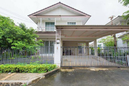 ขายบ้านเดียวมือสองทำเลดี-น้ำไม่เคยท่วม-พร้อมเข้าอยู่-สร้างเต็มพื้นที่-54ตร-วาหมู่บ้านพฤกษ์ลดาพระรา