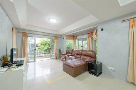 ขายบ้านเดียวมือสองทำเลดี-น้ำไม่เคยท่วม-พร้อมเข้าอยู่-สร้างเต็มพื้นที่-54ตร-วาหมู่บ้านพฤกษ์ลดาพระรา