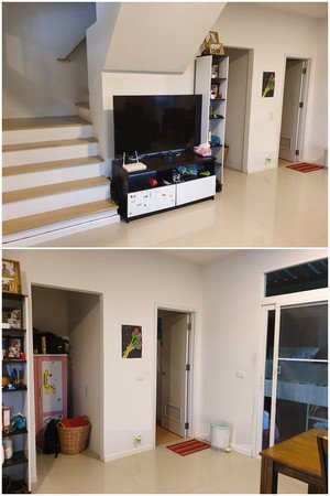 ขายทาวน์โฮม-2-ชั้น-หลังมุม-หมู่บ้านคาซ่า-วอเตอร์ไซด์-ราชพฤกษ์-พระราม-5