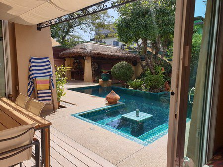 ขายบ้านเดี่ยว-2-ชั้นสไตล์บาหลี-35-ห้องนอน-4-ห้องน้ำตกแต่งสวยมาก-พร้อมสระว่ายน้ำ