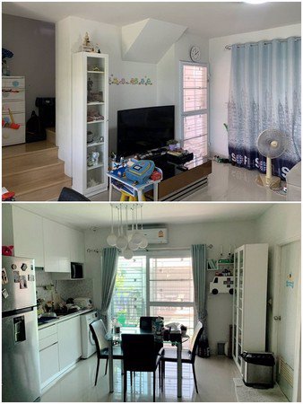 ขายทาวน์เฮาส์-2-ชั้น-หมู่บ้านพลีโน่-ศรีนครินทร์-หลังมุม-มีสวนหลังบ้าน