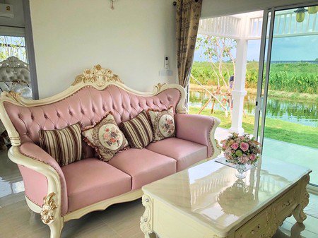 บ้านสวยริมธาร-บางเลน-บ้านเดี่ยวสไตล์โคโรเนียล-ริมน้ำ