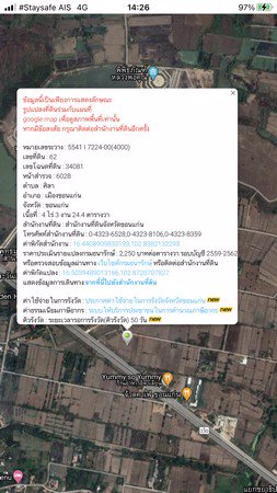 ขายที่ดินเปล่า-ตั้งอยู่ใกล้พุทธมณฑลอีสาน-บ้านบึงท่าแก-จังหวัดขอนแก่น