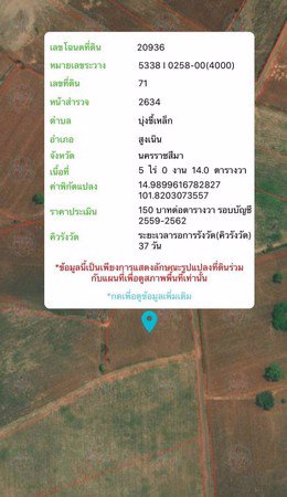 ที่ดินเปล่า-จังหวัดนครราชสีมา-อากาศดี-วิวสวย-ราคาถูก