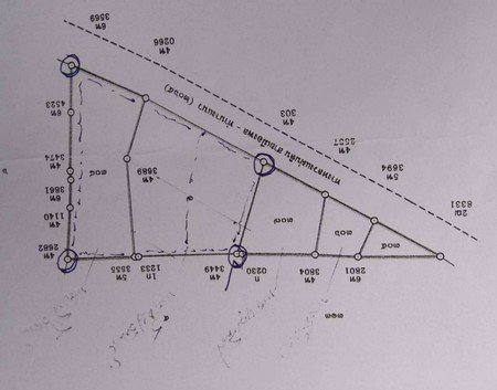 ขายที่ดินติดถนนลาดยางล้อมรั้วแล้วเรียบร้อยโฉนด-3-ใบ