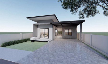 ขายบ้านเดี่ยวชั้นเดียว-สไตล์โมลเดิร์น-หมู่บ้านภาวิลล่าโฮม-สงขลา-หาดใหญ่