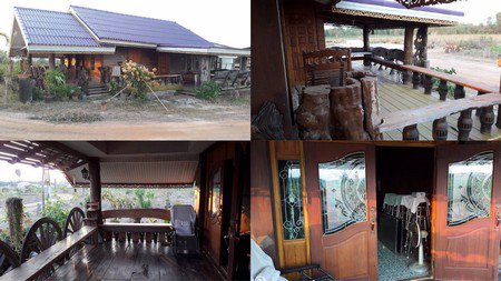 ขายที่ดินทำเลดีพร้อมบ้านไม้สไตล์รีสอร์ทน้ำไฟพร้อม-ที่ดินติดถนนทั้งสองด้าน