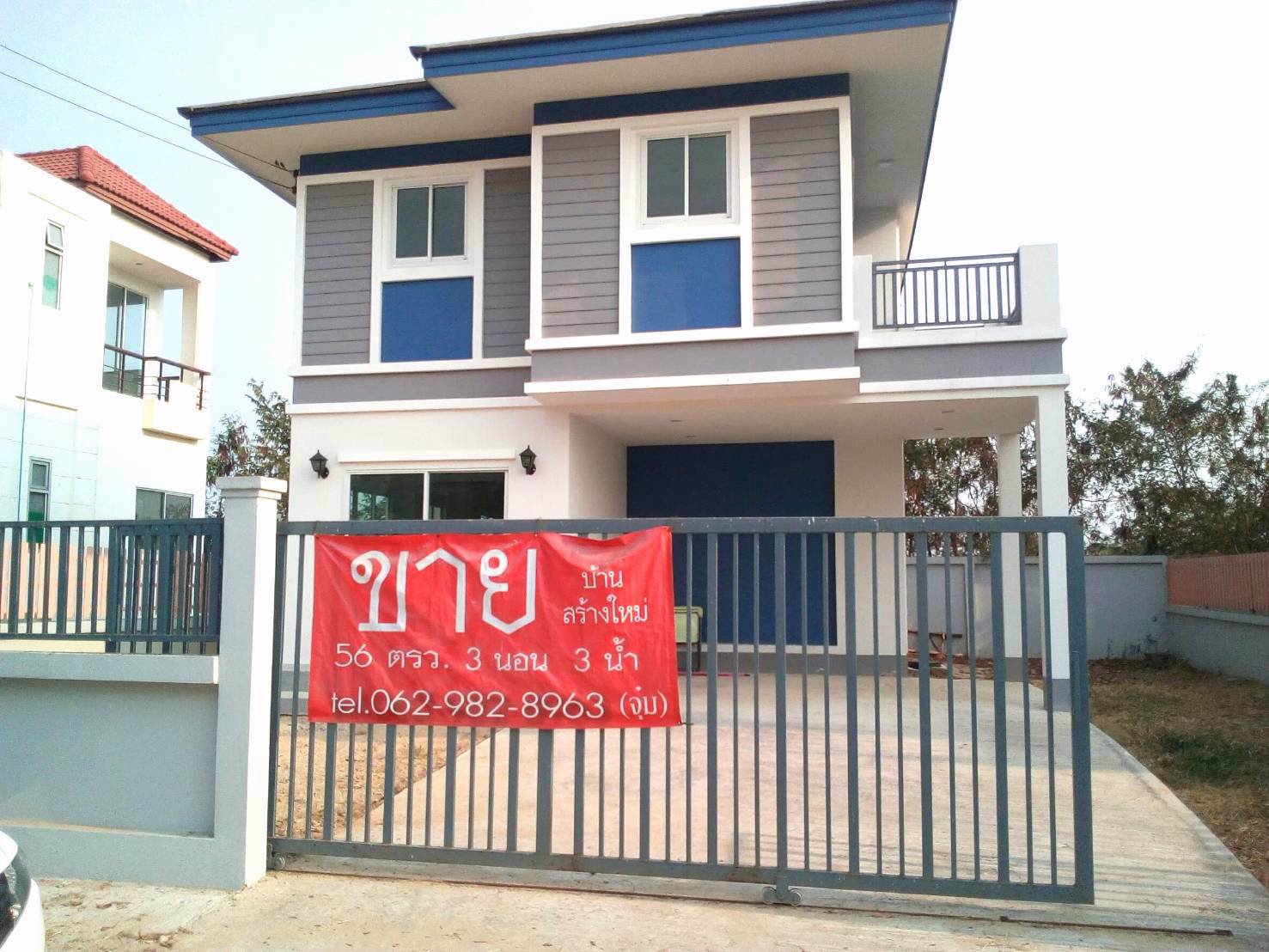 ให้เช่าและขายบ้านเดี่ยว-2-ชั้น-สร้างใหม่-ทำเลดี-คลอง3-ปทุมธานี