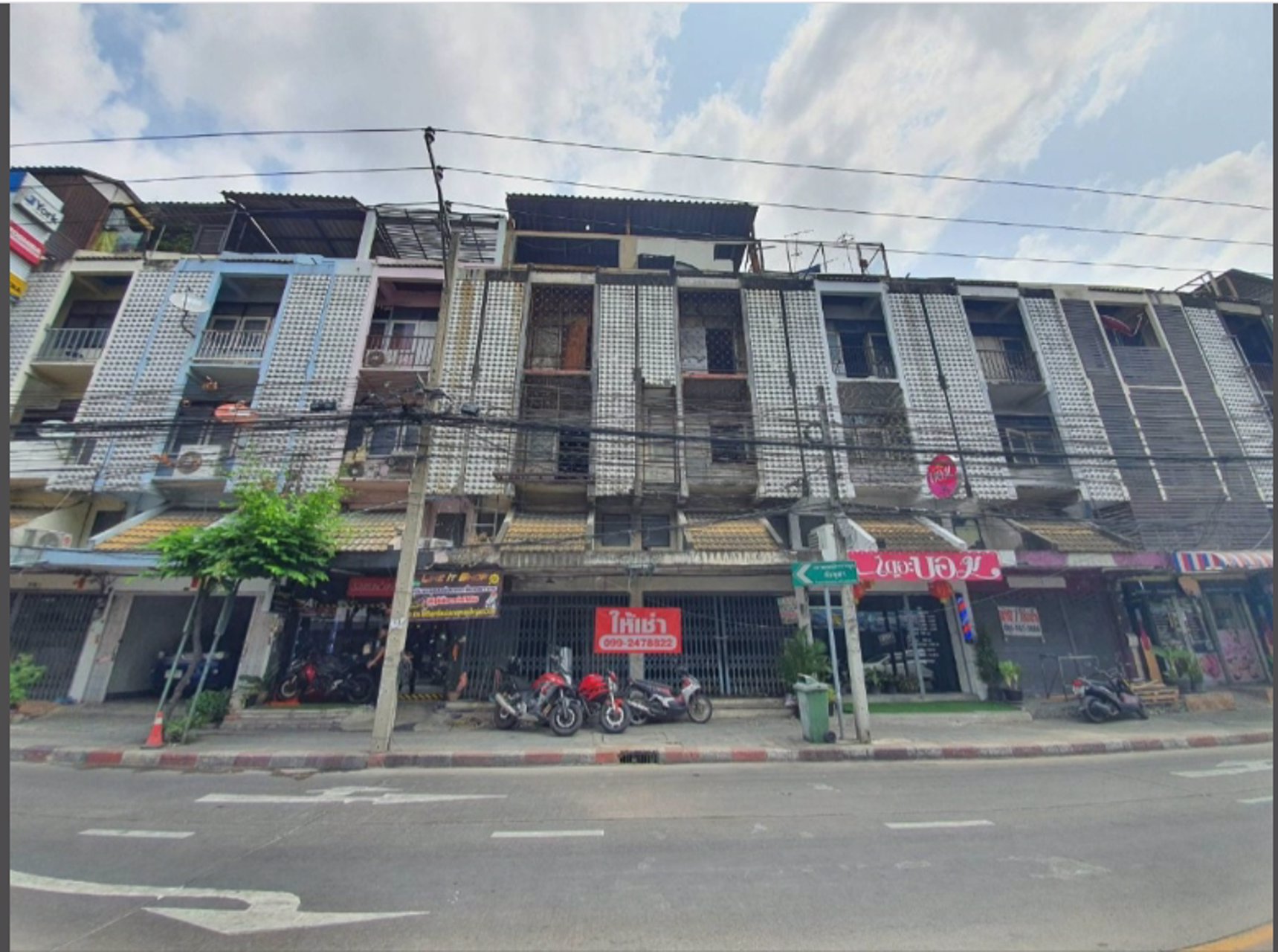 ให้เช่าตึกแถว-ย่านใจกลางเมือง-แยกเหม่งจ๋ายใกล้ศูนย์วัฒนธรรม-ติดถนนประชาอุทิศ