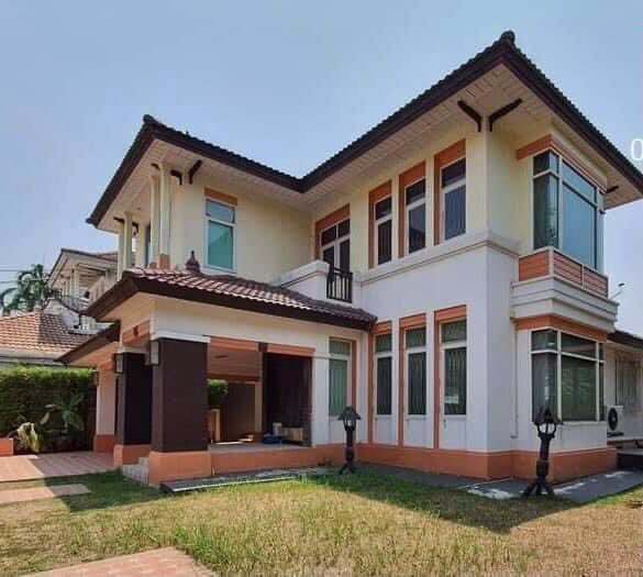 ขายด่วนบ้านเดี่ยว-2-ชั้น-หมู่บ้านมณีรินทร์-เลค-แอนด์-พาร์ค-จังหวัดปทุมธานี-ใกล้ห้าแยกปากเกร็ด