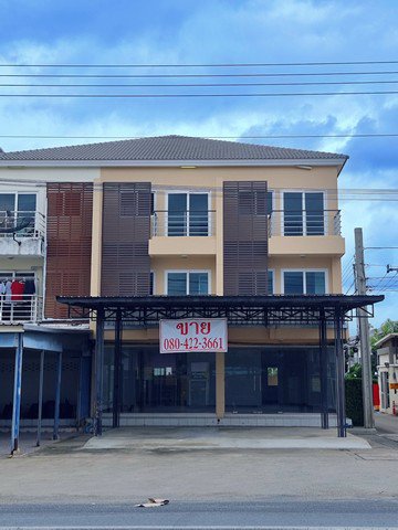 ขายอาคารพาณิชย์-2คูหา-3ชั้น-ทำเลดี-อยู่บนถนนบ้านกล้วย-ไทรน้อย-นนทบุรี