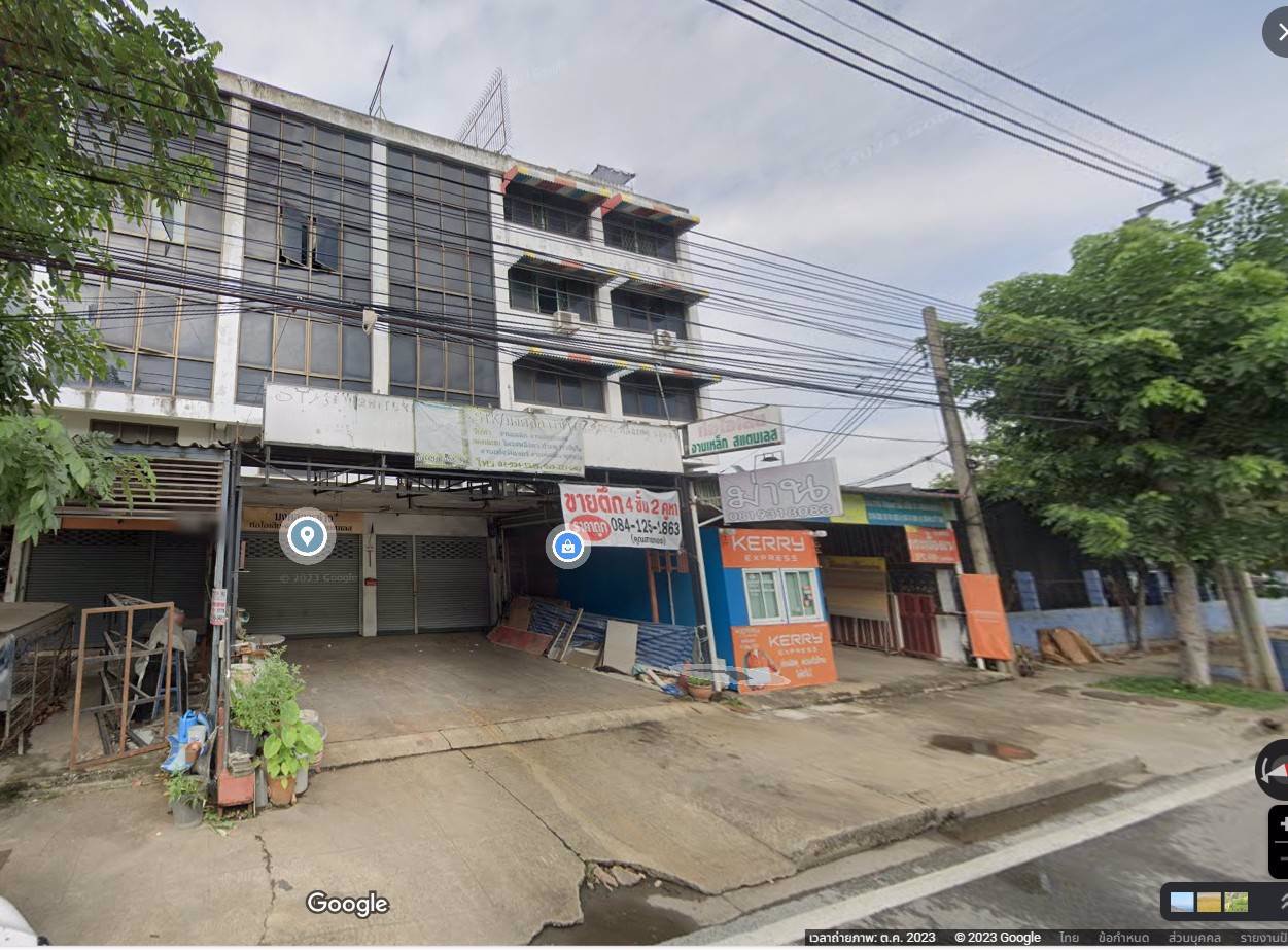 ขาย-อาคารพาณิชย์-2-คูหา-4-ชั้นครึ่ง-พร้อมที่ดินเปล่า