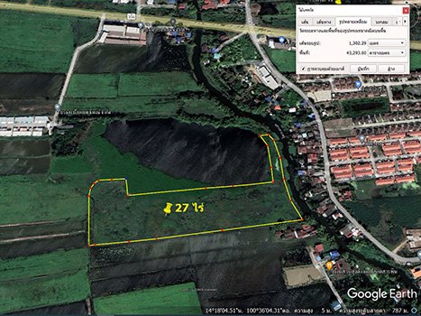 ขายที่ดิน-65ไร่-ทำเลดีมาก-ตบ้านกรด-อบางปะอิน-จอยุธยา