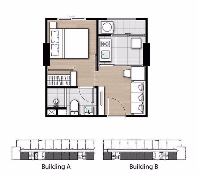 ให้เช่าคอนโด-kensington-kaset-campus-ชั้น-11-อาคาร-b-ติดรั้ว-มเกษตร-fully-furnished
