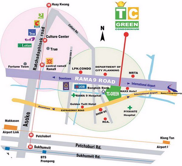 ให้เช่าคอนโด-tc-green-rama-9-ชั้น-4-อาคาร-c-ใกล้mrt-พระราม-9