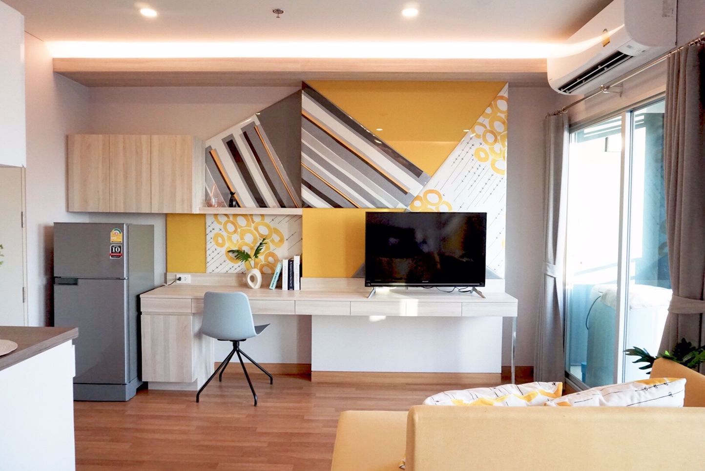 ให้เช่าคอนโด-lumpini-park-วิภาวดี-จตุจักร-ชั้น-17ใกล้bts-หมอชิต-เครื่องซักผ้า-fully-furnished