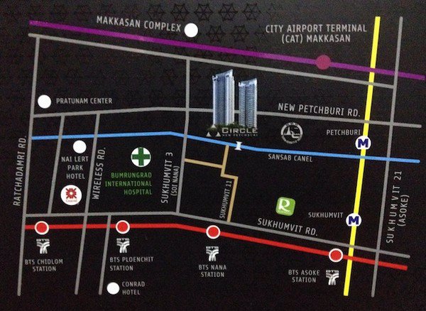 ให้เช่าคอนโด-circle-condominium-ชั้น-22-ใกล้-mrt-เพชรบุรี-fully-furnished