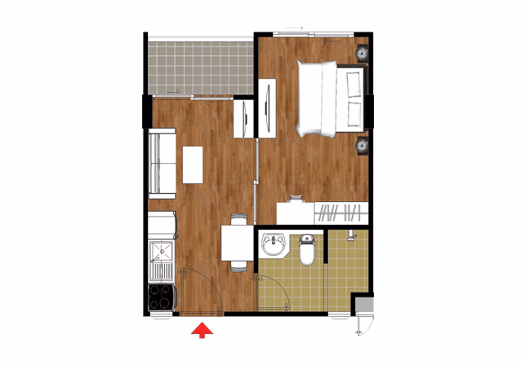 ขายกรเดชพาร์คคอนโดมิเนี่ยม-คอนโดชั้น8-ห้อง-a807-วิวสวย-คอนโดใหม่สร้างเสร็จไม่นาน