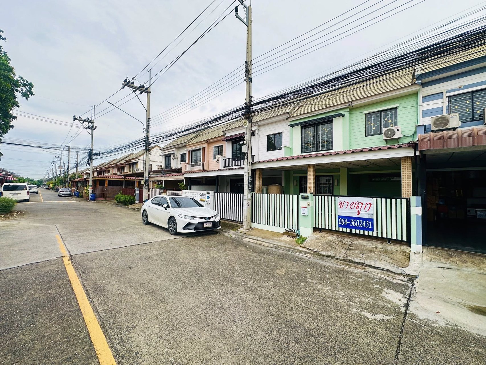 ขายถูก-หมู่บ้านพฤกษา-52-2-ถนนเมน-ติดสวน