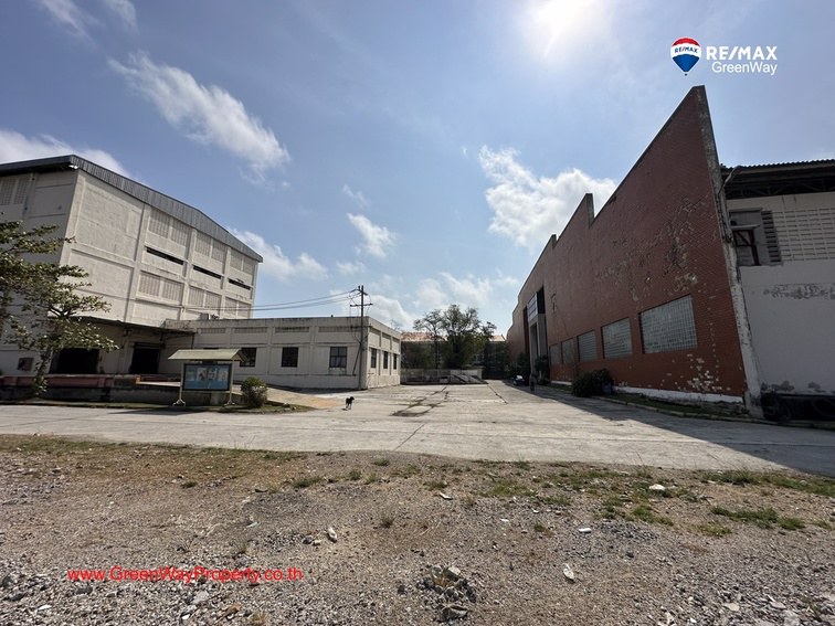 ขายที่ดิน-42-3-35-ไร่-พร้อมโรงงานและอาคารสำนักงาน-ริมถนนสุขุมวิท-หน้านิคมอุตสาหกรรมบางปู