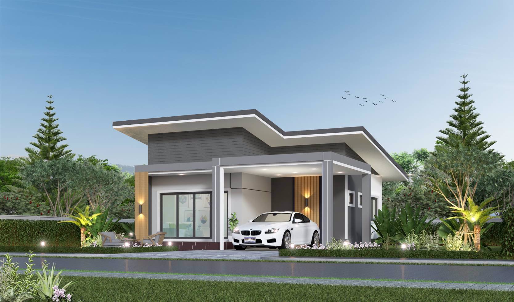 ขายบ้านเดี่ยวชั้นเดียว-2-นอน-2-น้ำ