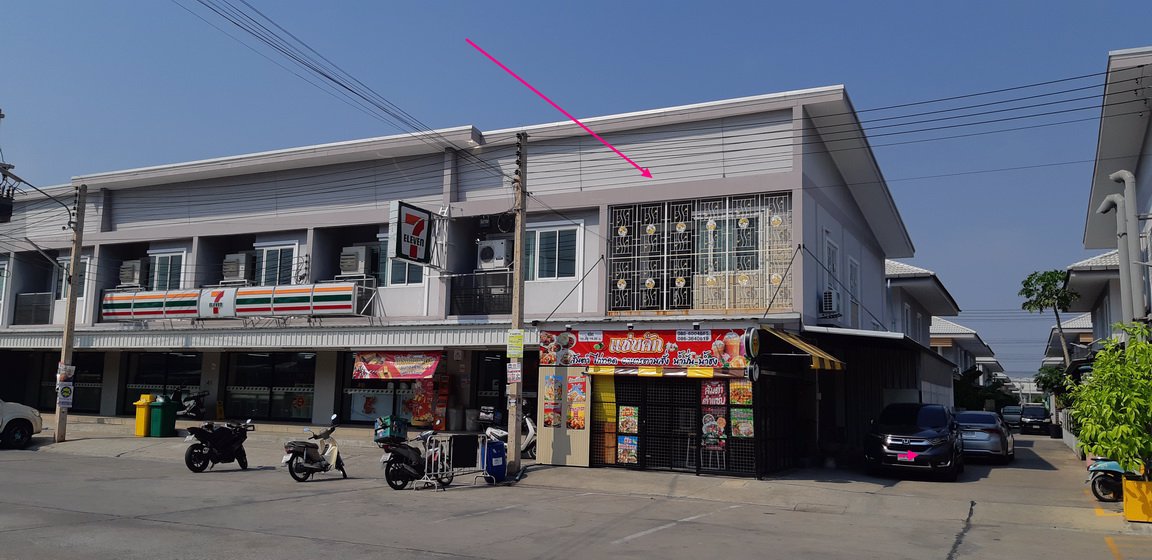 อาคารพาณิชย์2ชั้น-พันท้ายนรสิงห์-หมู่บ้านวิเศษสุขนครห้องหัวมุม-ริมถนนเมน-ติดเซเว่น-โซนขายอาหาร