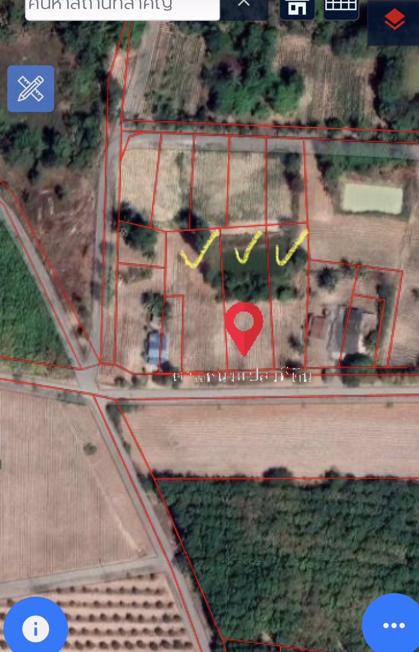 ตัดใจแบ่งขายที่ดิน-3-แปลง-เหมาะปลูกบ้าน-แปลงล่ะ-1-ไร่-โฉนดครุฑแดง