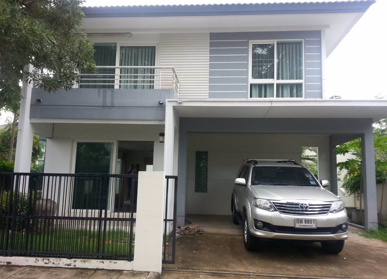 ให้เช่า-ขาย-บ้านเดี่ยว2ชั้น-สภาพใหม่และสวย-56ตรว-ถนนแจ้งวัฒนะ-ใกล้สะพานพระราม4-ปากเกร็ด