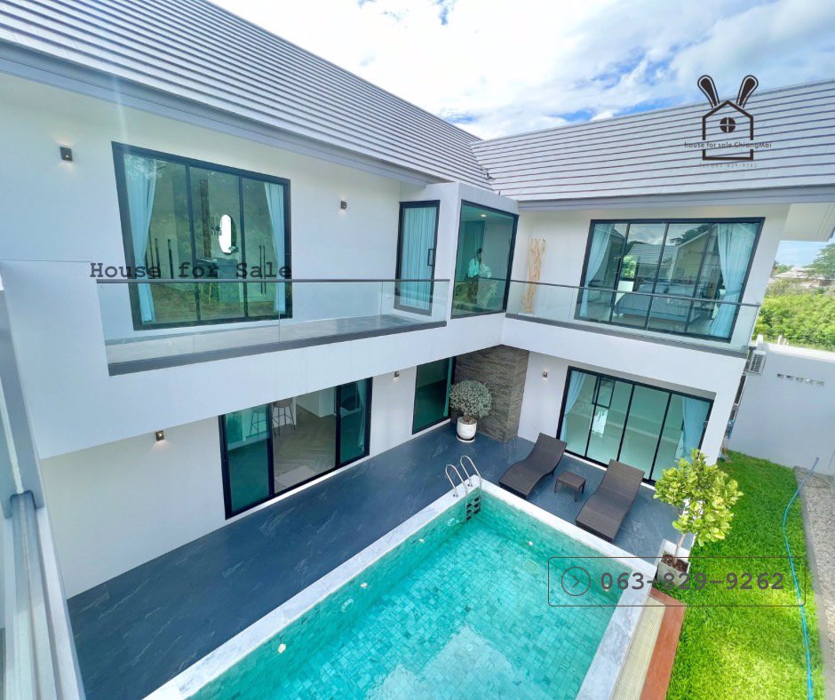 ขายบ้านเชียงใหม่-poolvilla-สุดหรู-พร้อมเข้าอยู่ได้ทันที