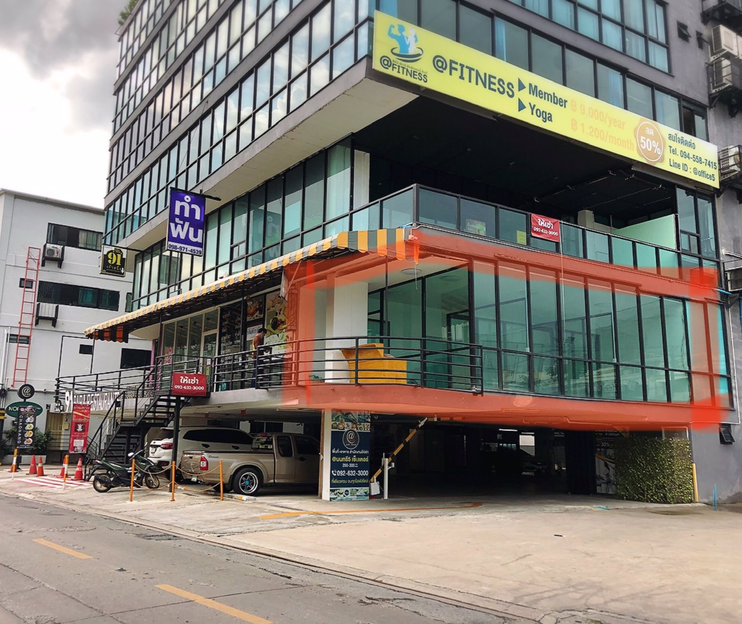 ออฟฟิศให้เช่า-300-บ-ตรม-ติดถนน-เดินทางสะดวก-ย่านพระราม3