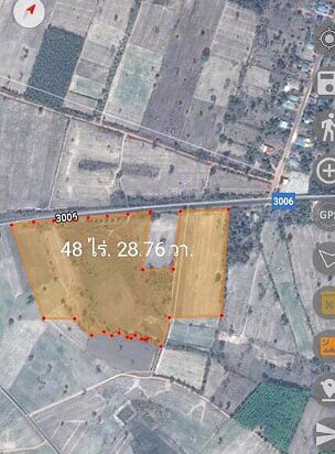 ขายที่ดินถนน-อจ3006-อชานุมาน-จอำนาจเจริญ-48-ไร่