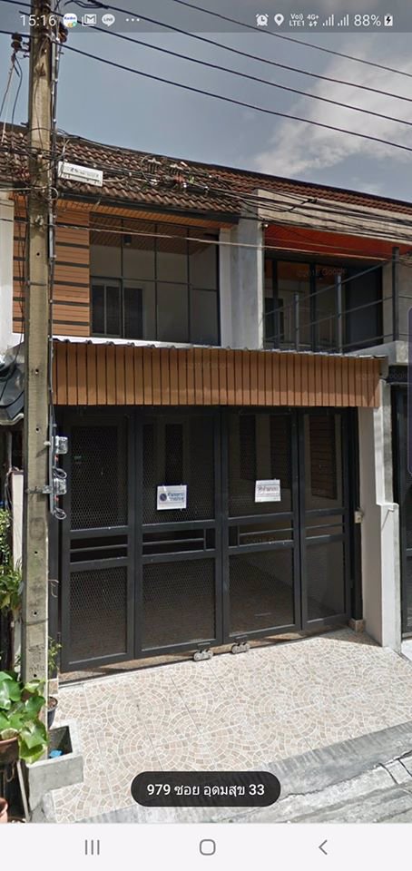 ให้เช่าทาวน์เฮ้าส์-2-ชั้น-ซอยอุดมสุข-33-ใกล้-bts-อุดมสุข