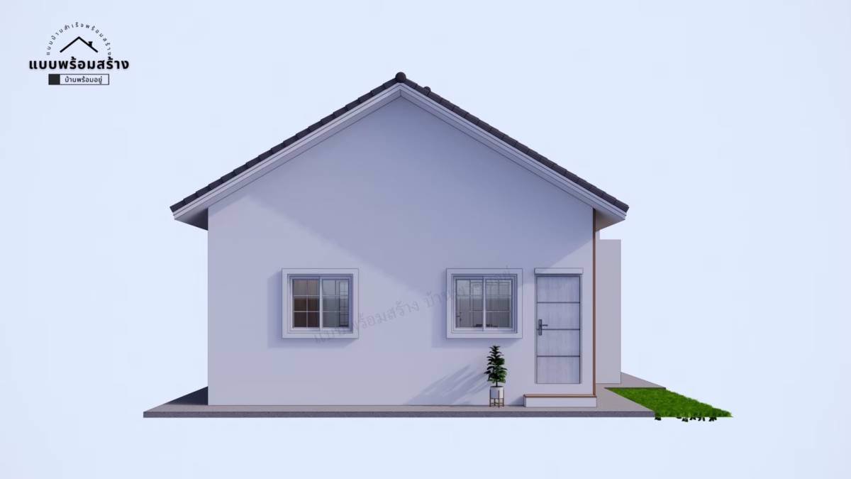 บ้านสไตล์มินิมอลชั้นเดียว-ขนาด-90-ตรม