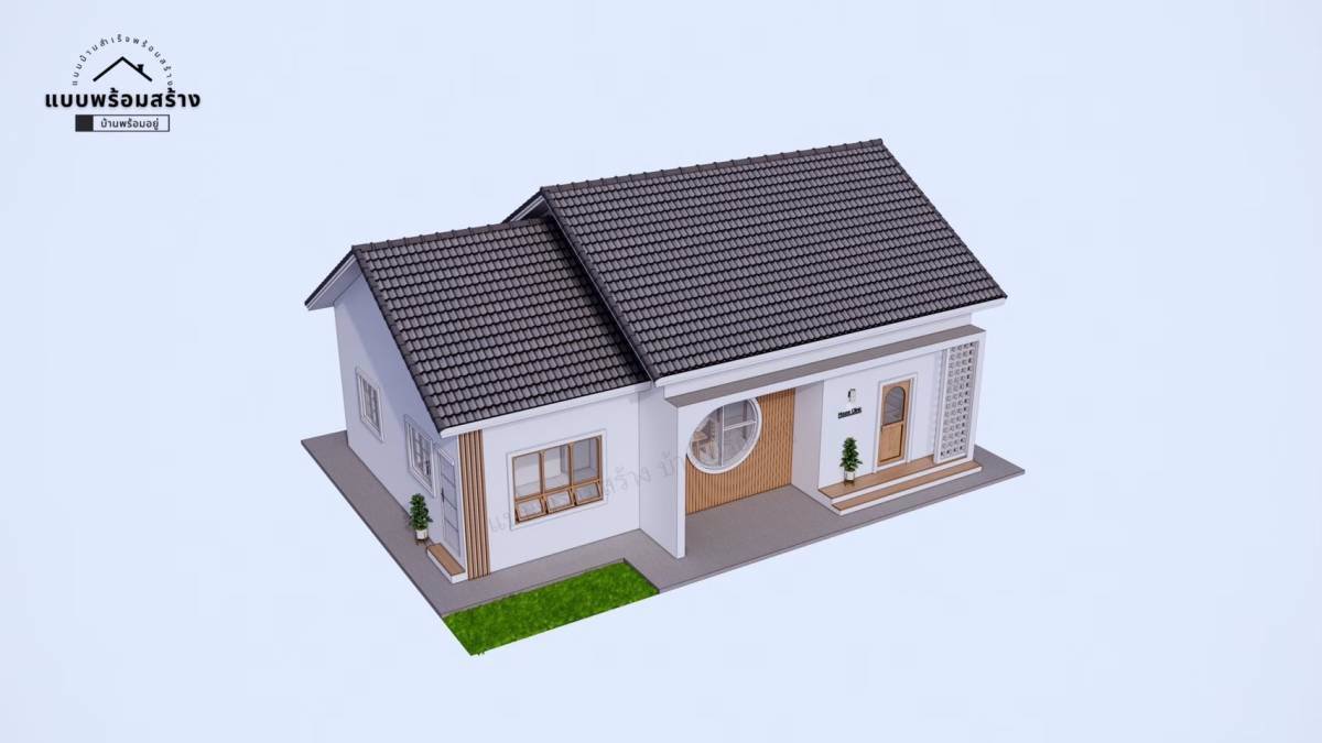 บ้านสไตล์มินิมอลชั้นเดียว-ขนาด-90-ตรม