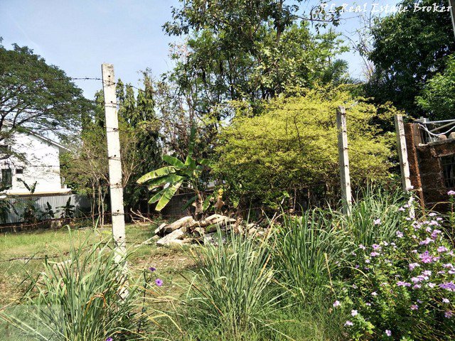 ขายที่ดินแปลงมุม-หมู่บ้านนวธานี-191-ตารางวา-ที่ถมและล้อมรั้วแล้ว-ใกล้ทางขึ้น-ลงมอเตอร์เวย์