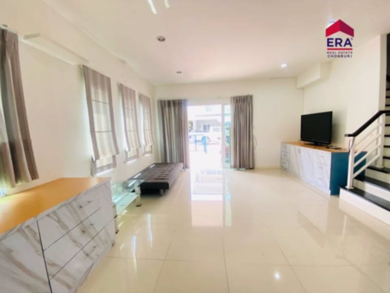 ขายทาวน์เฮ้าส์เดียว2ชั้นหมู่บ้านฟ้าบุรินทร์อัลลายน์บ่อวิน