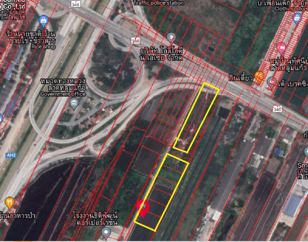 ขายที่ดินทำเลทองบนถนน346และถนนหมายเลข-9-จังหวัดปทุมธานี-เหมาะทำโกดังและโรงงาน