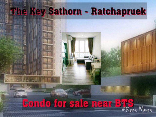 ขายคอนโด-the-key-สาทรราชพฤกษ์-32-ตรม-ใกล้-bts-วุฒากาศ