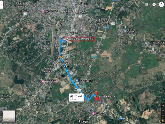 ขายที่ดิน-เมืองเชียงราย-ใกล้เซ็นทรัลเชียงราย-31-3-17-ไร่-เหมาะกับทำโครงการบ้านจัดสรร