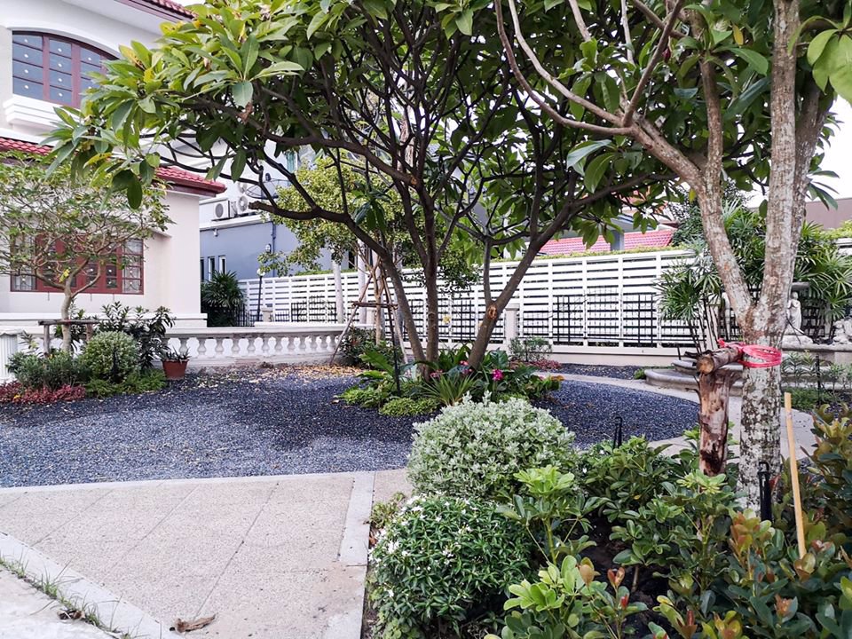 ให้เช่าบ้านเดี่ยว-2-ชั้น-หมู่บ้านสีวลี-ปากเกร็ด-บ้านและสวนเพิ่งรีโนเวท