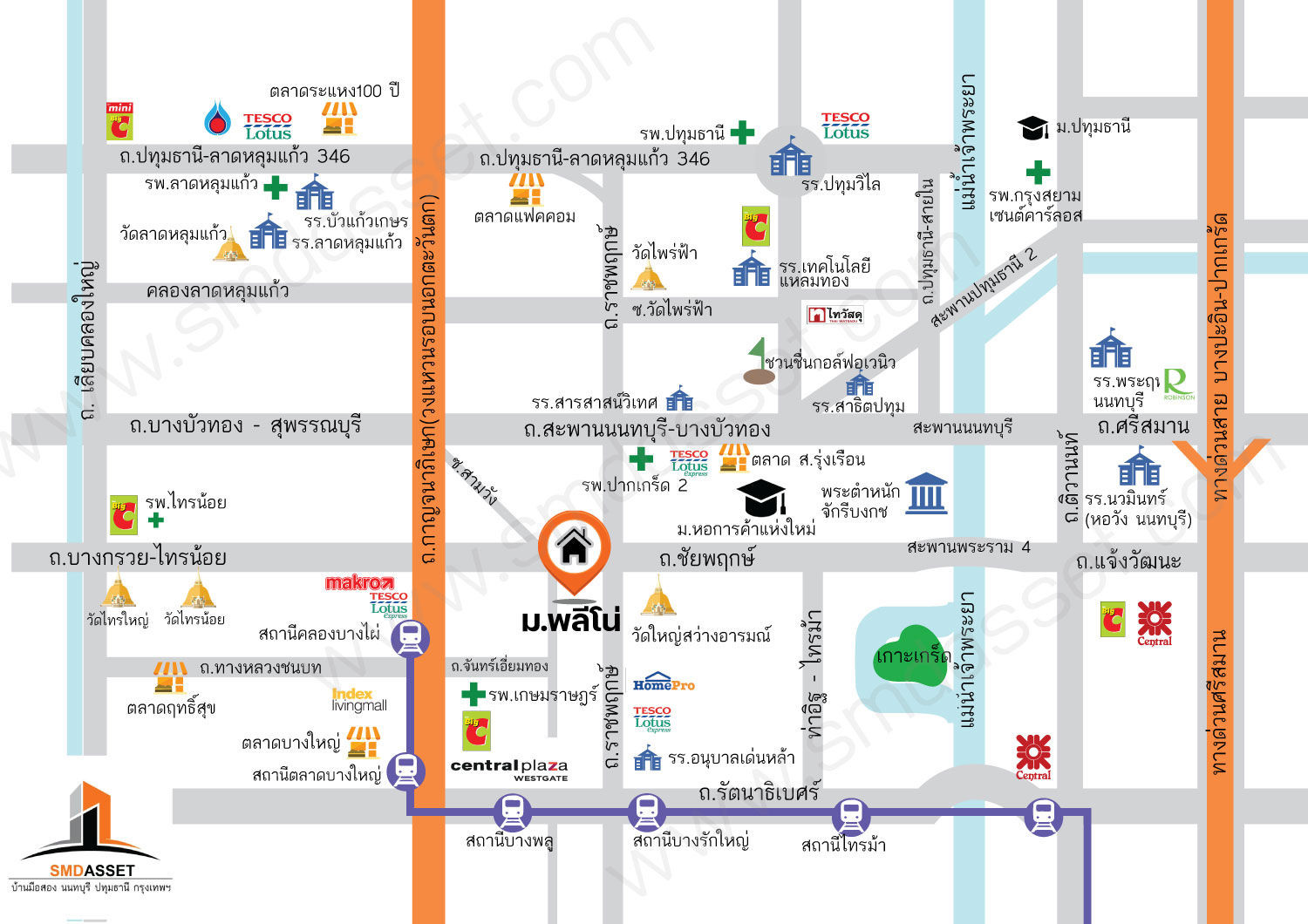 🔥-ขายทาวน์เฮ้าส์-2-ชั้น-รีโนเวทใหม่-พร้อมอยู่-มพลีโน่-รัตนาธิเบศร์ชัยพฤกษ์-ต้นโครงการ-ถนนเมน-