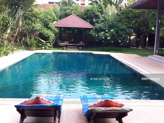 ให้เช่า-ด่วน-บ้านเดี่ยว2ชั้น-ตกแต่งสไตล์บาหลี-1ไร่กับ74ตรวถนนศรีนครินทร์45