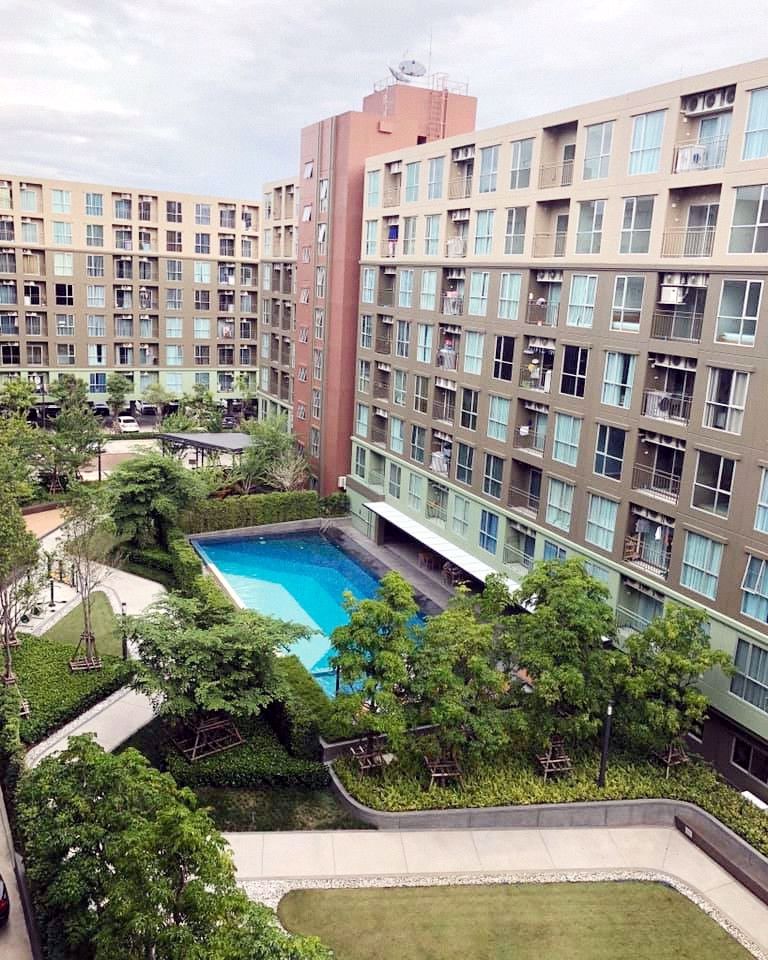 ให้เช่า-ลุมพินี-เพลส-บางนา-กม3-หลังเซ็นบางนา-1-ห้องนอน-พิเศษ-วิวสระน้ำ-line-feelgoodhome