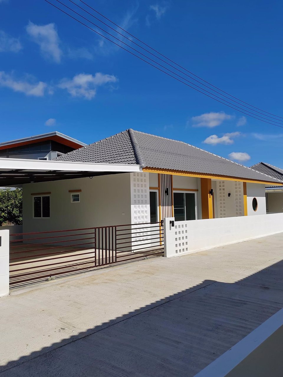 ขายบ้านเดี่ยวชั้นเดียว-บ้านสร้างใหม่