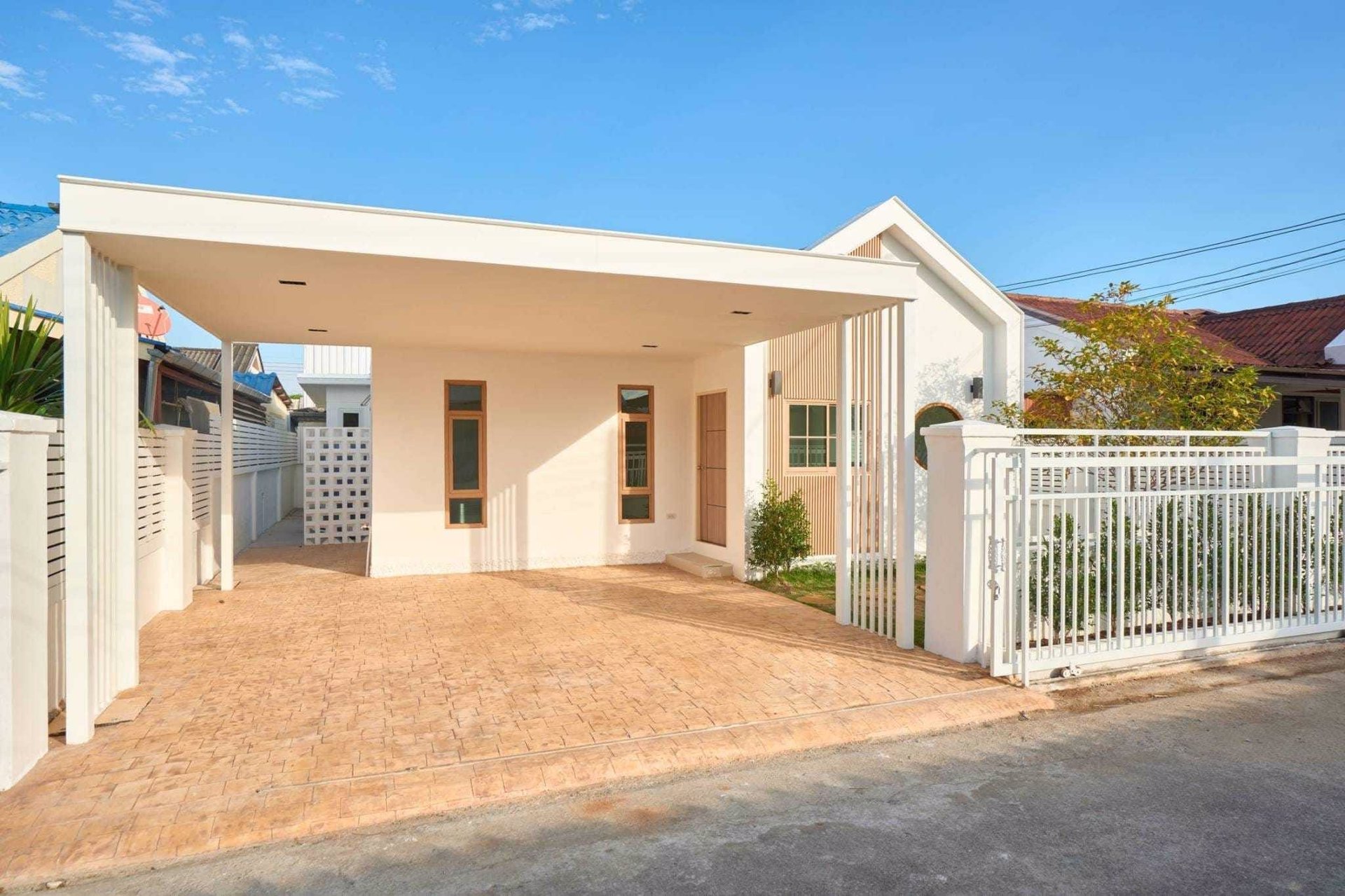 บ้านเดี่ยวชั้นเดียว-สร้างใหม่-สไตล์มินิมอล