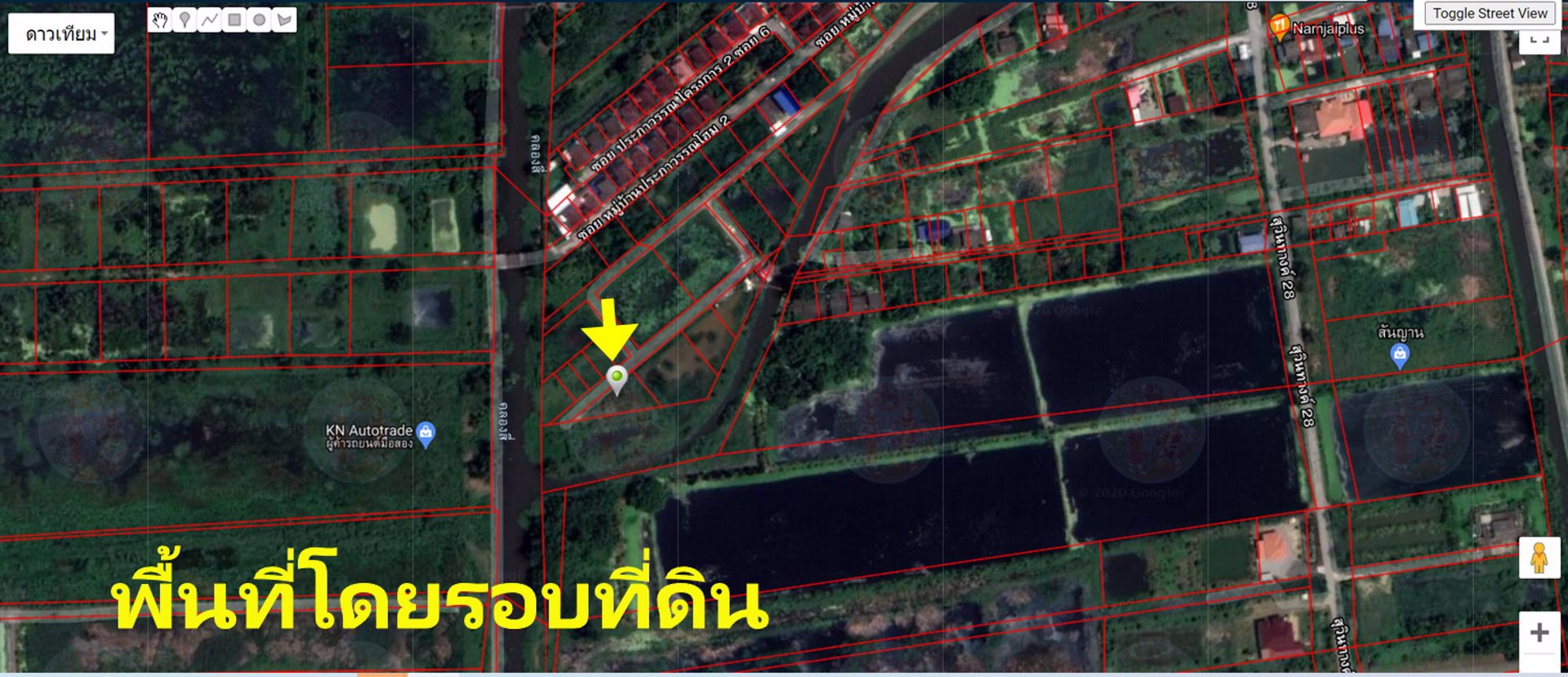 ขายที่ดินซอยสุวินทวงศ์-28-แยก-26-ถมแล้ว-150-ตรว-ด้านข้างติดคลอง-หน้าติดถนนสาธารณะ