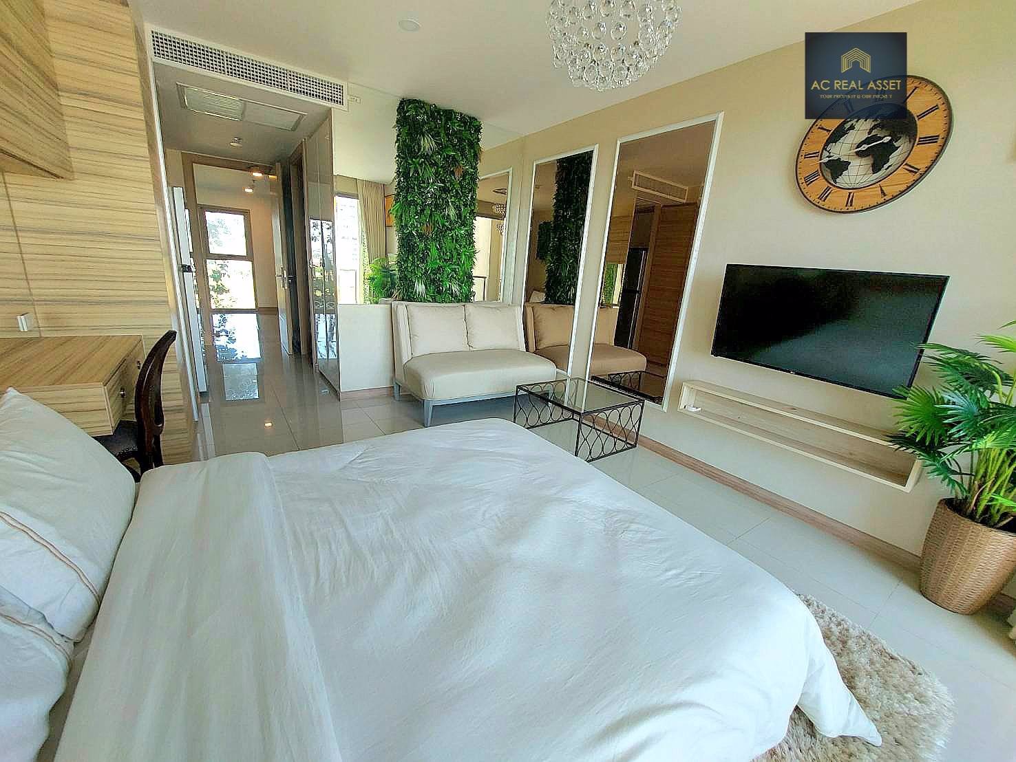 คอนโดหรู-ริเวียร่า-จอมเทียน-ห้องสตูดิโอ-วิวทะเล-ชั้นสูง-ตกแต่งเฟอร์ครบครัน-เดินลงทะเลจอมเทียนได้