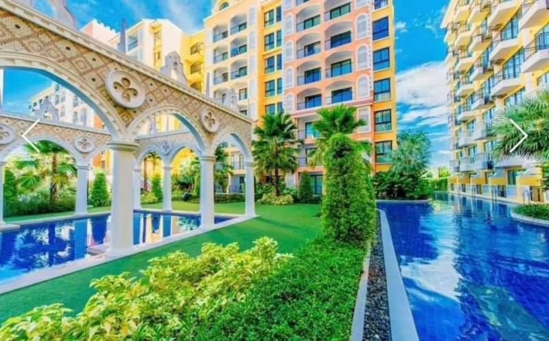 เวเนเชี่ยน-ซิกเนเจอร์-คอนโด-รีสอร์ท-ห้องสตูดิโอ-วิวริมสระน้ำ-ตกแต่งพร้อมเข้าอยู่-ใกล้หาดจอมเทียน