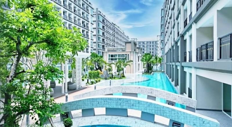 🔥ราคาดีสุดคุ้ม🔥⚜️-ห้อง-pool-access-เดินลงสระได้เลย-ใหม่-พร้อมเฟอร์-กับโครงการสวนน้ำหรู-ดุสิต-แกรนด